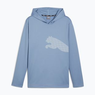 Чоловічий тренувальний світшот PUMA Train All Day Big Cat Hoodie zen blue