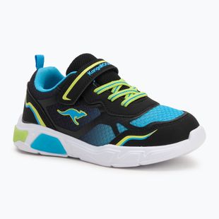 Дитячі черевики KangaROOS K-SLB Lighto EV jet black/limetta