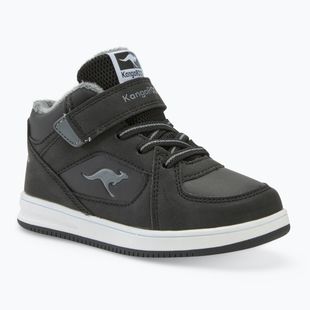 Дитячі черевики KangaROOS K-CPI Kalino Mid EV jet чорні / сталево-сірі