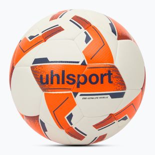 М'яч футбольний uhlsport 290 Ultra Lite Addglue white/fluo orange/navy розмір 3