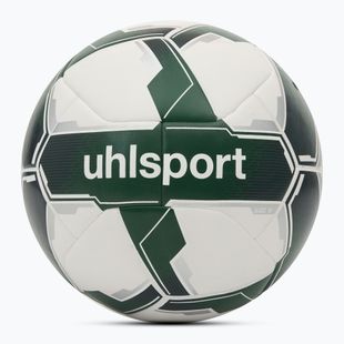 М'яч футбольний uhlsport Attack Addglue For The Planet white/dark green/silver розмір 5