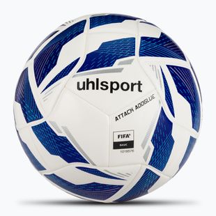 М'яч футбольний uhlsport Attack Addglue white/dark blue/blue розмір 5