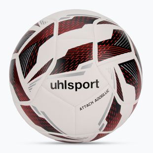 М'яч футбольний uhlsport Attack Addglue white/black/fluo red розмір 4