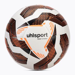 М'яч футбольний uhlsport Resist Synergy white/black/fluo orange розмір 4