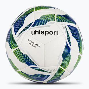 М'яч футбольний uhlsport 350 Lite Match Addglue white/dark blue/fluo yellow розмір 4