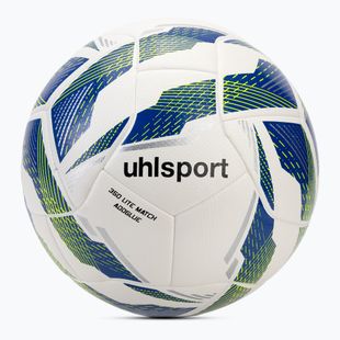 М'яч футбольний uhlsport 350 Lite Match Addglue white/dark blue/fluo yellow розмір 5