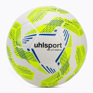 М'яч футбольний uhlsport 350 Lite Addglue white/fluo yellow/dark blue розмір 5