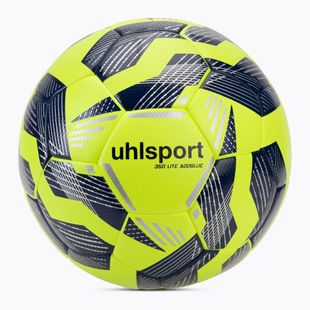 М'яч футбольний uhlsport 350 Lite Addglue fluo yellow/navy/silver розмір 5