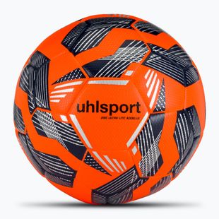 М'яч футбольний uhlsport 290 Ultra Lite Addglue fluo orange/navy/silver розмір 5