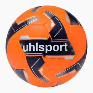М'яч футбольний uhlsport 290 Ultra Lite Addglue fluo orange/navy/silver розмір 5