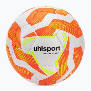 М'яч футбольний uhlsport Ultra Lite Soft 290 white/fluo orange/fluo yellow розмір 4
