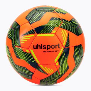 М'яч футбольний uhlsport Ultra Lite Soft 290 fluo orange/navy/fluo yellow розмір 4