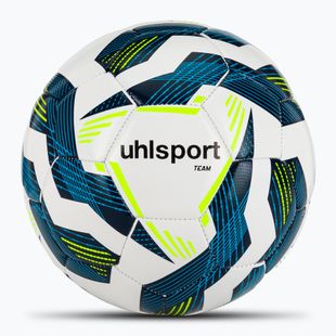 М'яч футбольний uhlsport Team white/navy/fluo yellow розмір 4