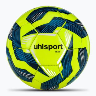 М'яч футбольний uhlsport Team fluo yellow/navy/white розмір 4