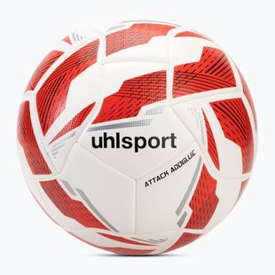 М'яч футбольний uhlsport Attack Addglue white/red/silver розмір 4