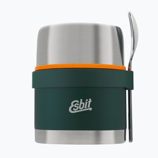 Термос для їжі з приборами Esbit Stainless Steel Food Jug 500 мл forest green