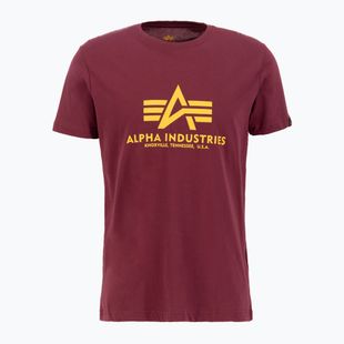 Футболка чоловіча Alpha Industries Basic burgundy