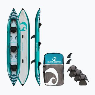 Байдарка надувна 3-місний SPINERA Hybris 475 teal/white/grey