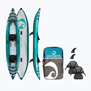Байдарка надувна 2-місна SPINERA Hybris 410 teal/white/grey