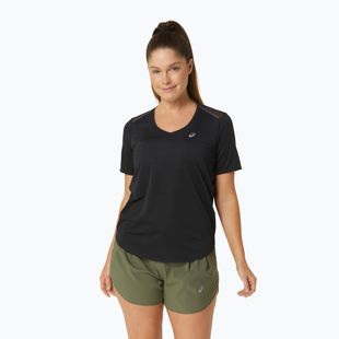 Футболка для бігу жіноча ASICS Road V-Neck performance black