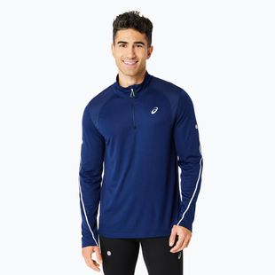 Кофта для бігу чоловічий ASICS Road Lite-Show 1/2 Zip blue expense