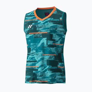 Футболка тенісна жіноча YONEX 0035 Club Sleeveless W blue/green