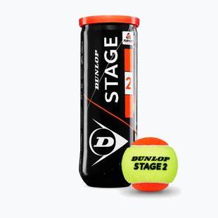 М'ячі тенісні Dunlop Stage 2 3 pack orange