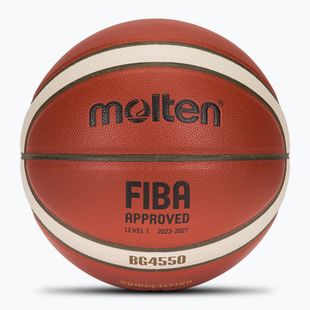М'яч баскетбольний Molten B6G4550 FIBA brown розмір 6