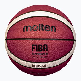 М'яч баскетбольний Molten B6G4550 FIBA brown розмір 6