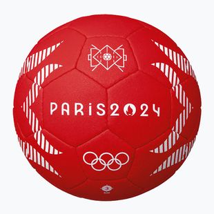 М'яч гандбольний Molten H3A5000-S4F IHF OFFICIAL BALL PARIS 2024 red розмір 3