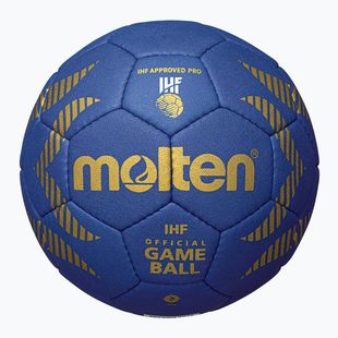М'яч гандбольний Molten H2A5000-B IHF OFFICIAL BALL blue розмір 2