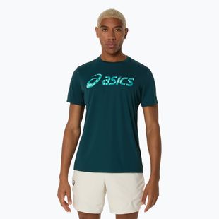 Чоловіча тенісна футболка ASICS Match Seasonal Graphic Tee saxon green