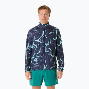 Куртка для бігу чоловіча ASICS Road Lite-Show Packable midnight