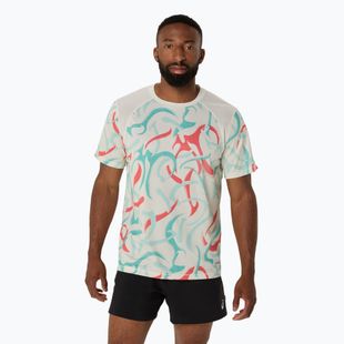 Футболка для бігу чоловіча ASICS Road All Over Print Top birch