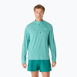 Лонгслів для бігу чоловічий ASICS Road Lite-Show 1/2 Zip light teal