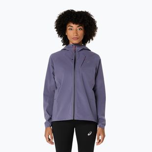 Водонепроникна жіноча бігова куртка ASICS Metarun сірувато-фіолетового кольору