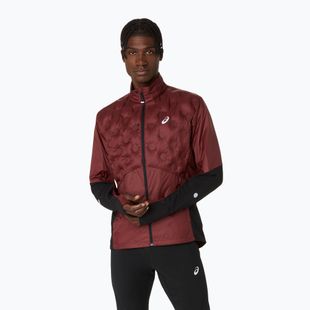 Куртка для бігу чоловіча ASICS Road Winter dark red planet