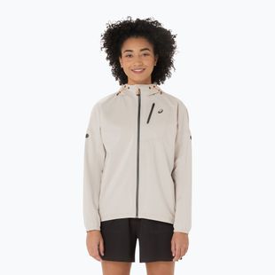 Куртка для бігу жіноча ASICS Fujitrail Elite Waterproof cream