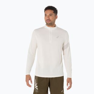 Лонгслів для бігу чоловічий ASICS Icon LS 1/2 Zip cream
