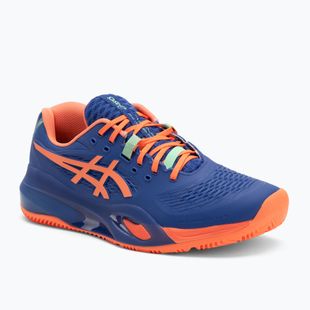 Кросівки для паделю чоловічі ASICS Gel-Resolution X dark cobalt/vivid coral