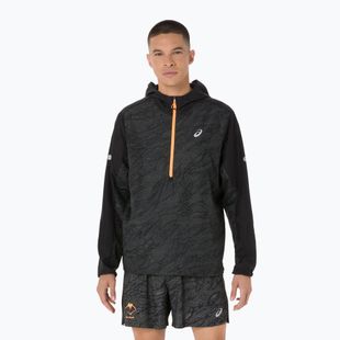 Куртка для бігу чоловіча ASICS Fujitrail Packable Windbreaker performance black