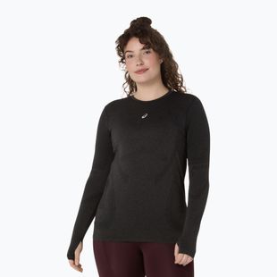 Лонгслів для бігу жіночий ASICS Road Seamless LS performance black