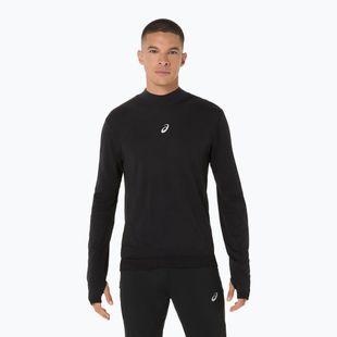 Лонгслів для бігу чоловічий ASICS Road Winter Seamless performance black