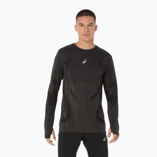 Лонгслів для бігу чоловічий ASICS Road Seamless LS performance black