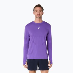 Лонгслів для бігу чоловічий ASICS Road Seamless LS edo purple