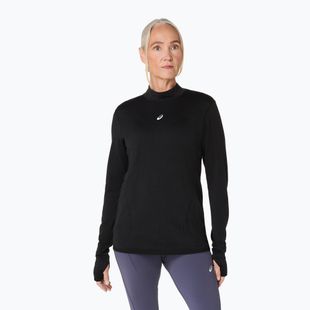 Лонгслів для бігу жіночий ASICS Road Winter Seamless performance black