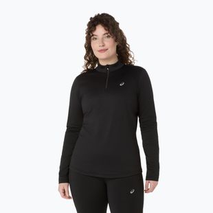 Лонгслів для бігу жіночий ASICS Core LS Half Zip Winter performance black