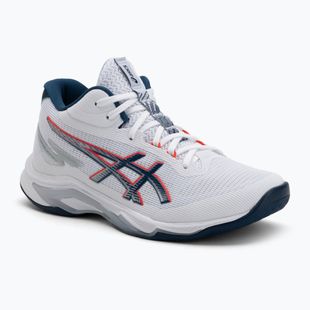 Кросівки волейбольні чоловічі ASICS Netburner Ballistic FF 4 white/mako blue