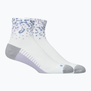 Шкарпетки ASICS Performance Run Quarter brilliant white/lilac hint/bluebell
