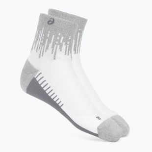 Шкарпетки ASICS Performance Run Quarter brilliant white/silver reflective